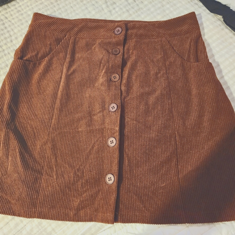 Shein Brown Skirt